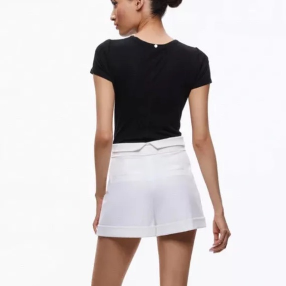 Elegant White Shorts by Alice + Olivia - Picture 3 of 9
